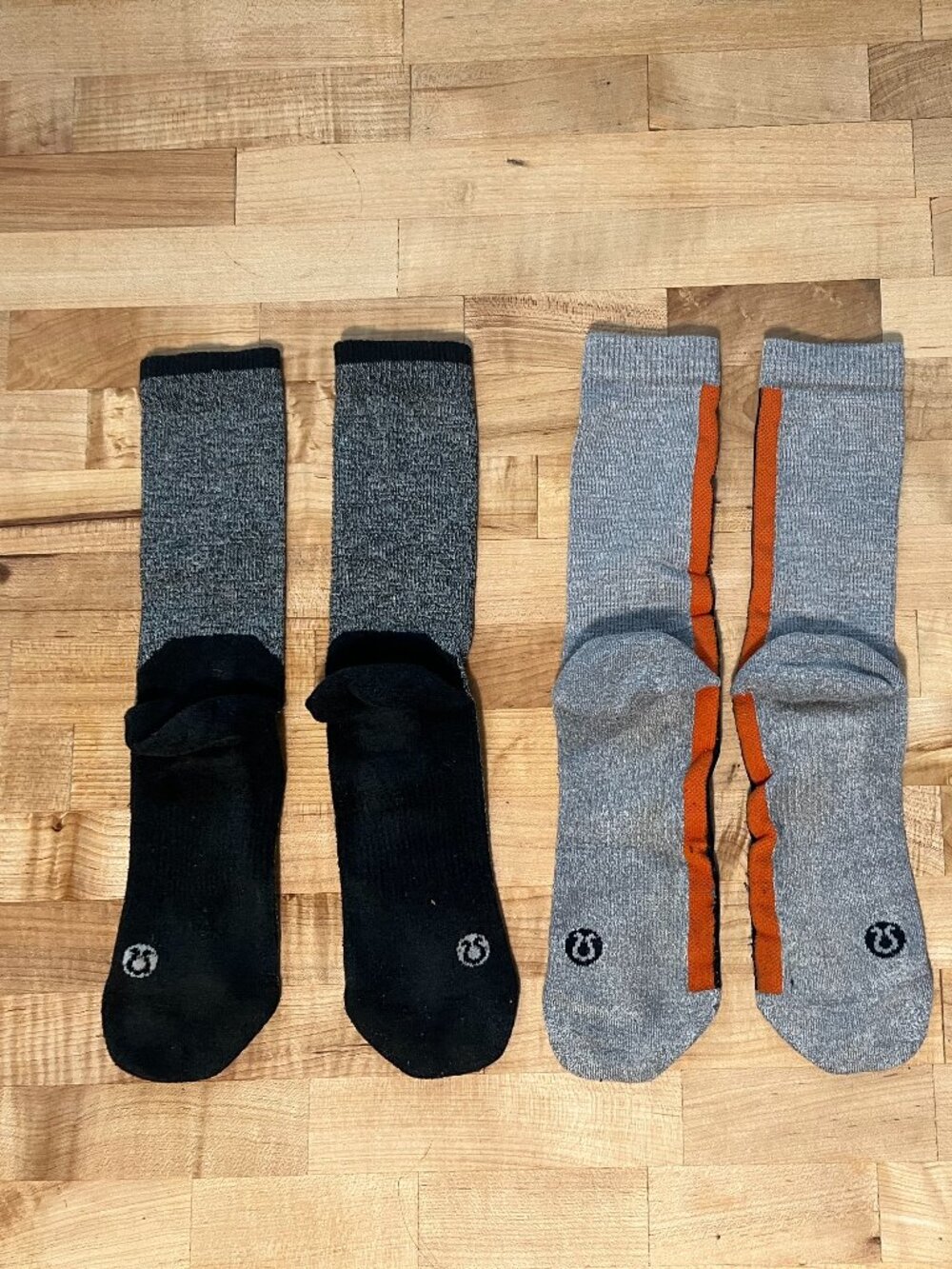 Lot of 2 pairs Men's Large Lululemon Crew Socks